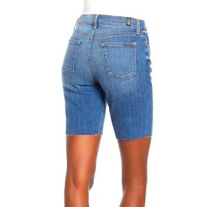 7FAM The Slim Cigarette Bermuda Shorts Size 27